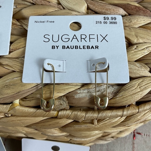 Sugarfix by Baublebar Earrings Bundle 10 Total Hearts Pearls Butterflies New - Picture 6 of 10